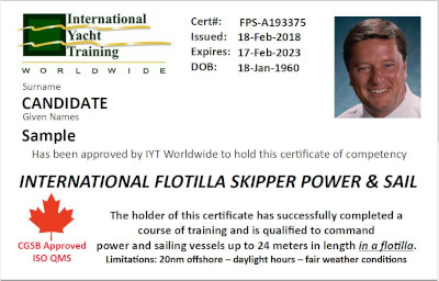 International Flotilla Skipper