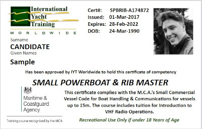 RIB Master & Small Powerboat